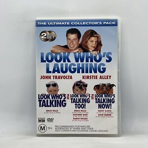 Look Who's Laughing Talking Too Now 1 2 3 DVD Movie Film VGC Free Post R4 PAL