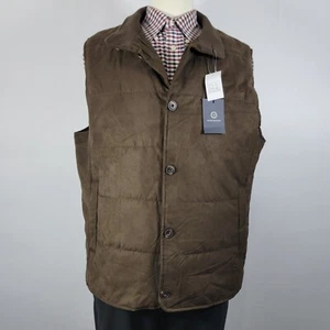JOS A BANK Men's Vest Button Down Polyester Water Repellant Size XL NEW - Picture 1 of 10