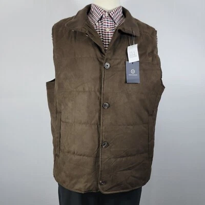 JOS A BANK Men's Vest Button Down Polyester Water Repellant Size XL NEW - Image 1 of 4