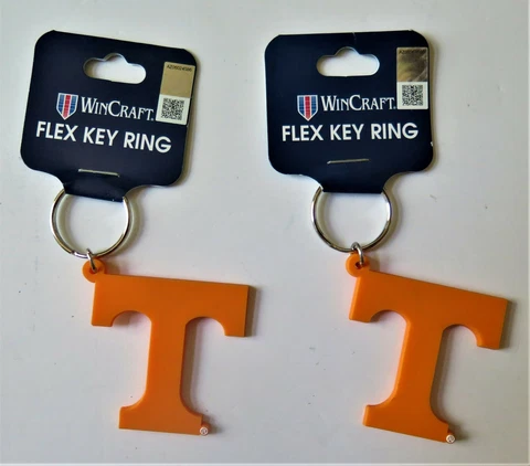 TWO (2) TENNESSEE VOLUNTEERS, FLEXIBLE KEY RINGS FROM WINCRAFT Cover