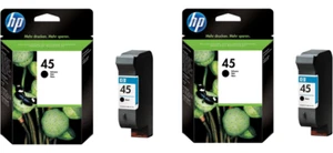 PACK DE 2 CARTUCHOS ORIGINALES HP 45 51645AE 42ML NEGRO GARANTÍA 2 AÑOS FRANQUEO RÁPIDO - Imagen 1 de 1