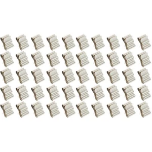 2 Stück Solarpanel Drahtclip Bauern Clips Metall Anhänger Kabel Wand - Bild 1 von 12