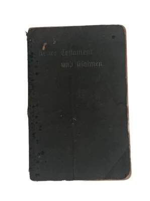 1913 German Bible Neues Testament Psalmen Martin Luther Antique Berlin Scripture - Image 1 of 4