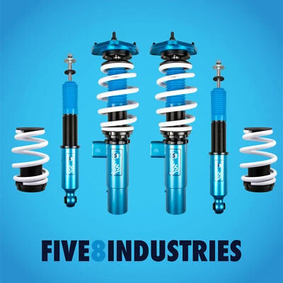 FIVE8 INDUSTRIES COILOVERS HEIGHT ADJUSTABLE FOR VOLKSWAGEN GOLF 2015-2019 — 第 1/4 张图片