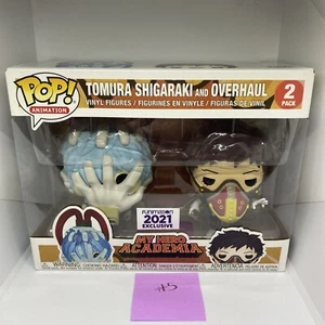 FUNKO POP! TOMURA SHIGARAKI & OVERHAUL 2 pack MY HERO ACADEMIA EXCLUSIVE #5 MAY - Picture 1 of 6