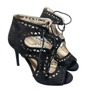 Jennifer Lopez Damen-Schnürschuhe Gladiator schwarz 👠 Größe 8 - Bild 1 von 10
