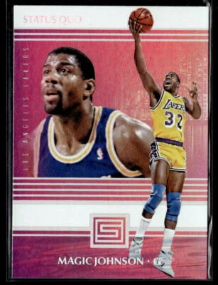 2017 Panini Status #10 Magic Johnson   Basketball - Image 1 of 2