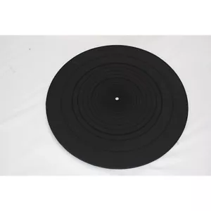 Rubber Turntable Mat Black 90390 Platter - Picture 1 of 3