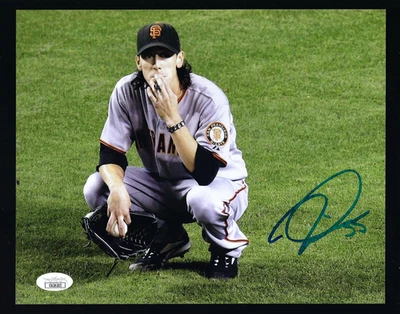 Tim Lincecum signed 8x10 Photo JSA Authenticated 2x Cy Young Winner - Image 1 of 2