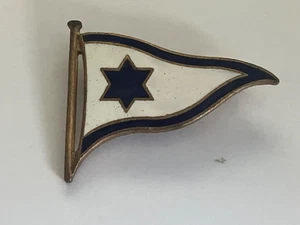 VINTAGE ORIGINAL HERBERT WOODS BOATYARD NORFOLK BROADS EMAILLE ANSTECKNADEL ABZEICHEN - Bild 1 von 3