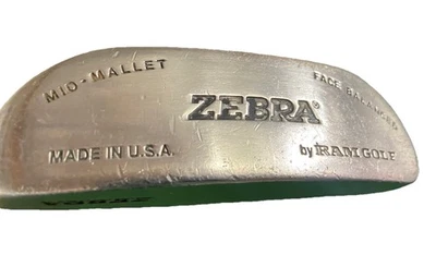 RAM Zebra Mid-Mallet Putter RH 35 Inches Steel With Label And Nice Stock Grip - Image 1 of 4