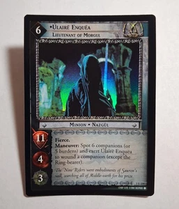 LOTR TCG Fellowship of the Ring ULAIRE ENQUEA LIEUTENANT OF MORGUL 1U231 FOIL LP - Picture 1 of 5