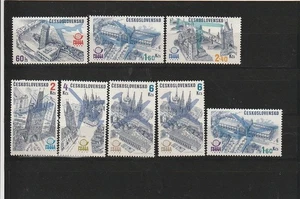 TCHECOSLOVAQUIE LOT TIMBRES NEUFS POSTE AERIENNE 1978 ETAT EXCELLENT - Foto 1 di 1