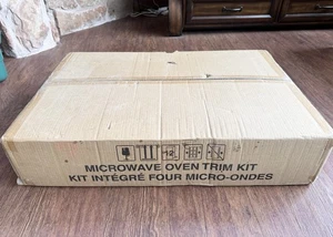 MK2227AZ 0 OEM Whirlpool 27" Microwave Oven Trim Kit - Stainless Steel - NEW - Picture 1 of 5