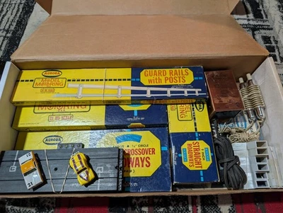 Aurora Tuff-Ones HO Slot Car Set (no box) - Image 1 of 4