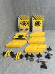Lot of 7 Featherboards & 10 Screw Clamps Wood Working Table Saw - Picture 1 of 18