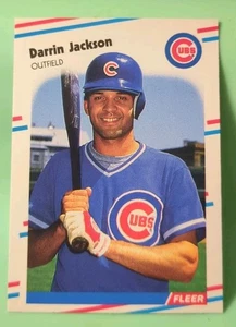 1988 Fleer Update - Darrin Jackson #U-78 (RC) - Chicago Cubs  - Picture 1 of 2