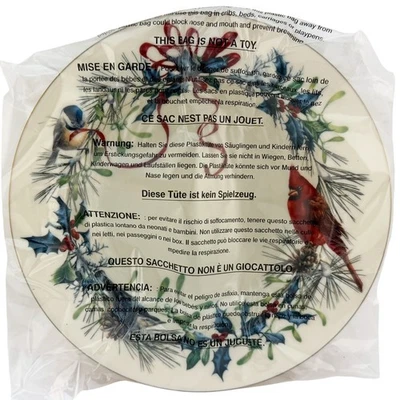 New Lenox China WINTER GREETINGS Soup Pasta Bowl 9 1/8" 1st Qlty NWT