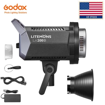 Luz de vídeo contínua US Godox Litemons LA200D 230W 5600K luz do dia luz LED - Imagem 1 de 4