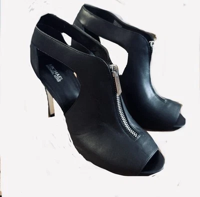 Michael Kors Peep Toe Botines Tacón Alto Cremallera Frontal Tacones de Aguja Orig$159 Foto 1 de 4