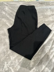 J Jill Womans Black Elastic Waist Pullon Ponte Leggings Pants Size Medium. EUC - Picture 1 of 6