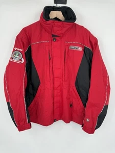 Spyder Ski Jacket Mens Small Red Insulated Deer Valley Freestyle International - Picture 1 of 13