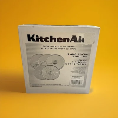 KitchenAid KFP7DS Food Processor 5 Disc Set, 9-12 cup KFP740, 750, 760, 770, NIB - Image 1 of 2