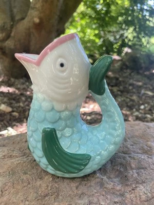 Rice Vase Fisch Keramik - Bild 1 von 3