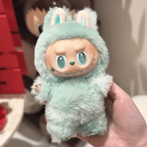 The Monsters BIG INTO Energy V3 Series Keychain Plush Doll 16cm(Green -Serenity) - Picture 1 of 6