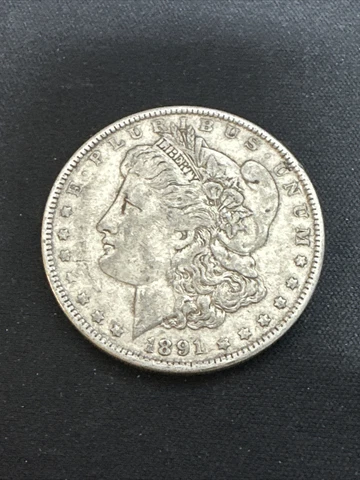 1891 O Morgan Silver Dollar VF Details Condition *C60 Cover