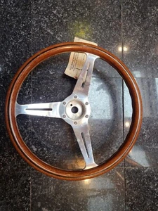 Rolls Royce Corniche 1967 Wood Steering Wheel Nardi NEW old stock hub - Picture 1 of 16
