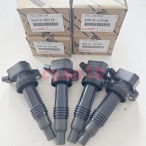4X Ignition Coils 90919-02236 For Toyota Altezza Gita GXE1 HCE1 SXE10 3SGE 98-05 - Picture 1 of 5