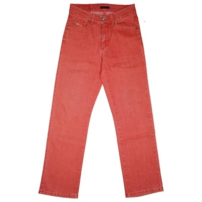 Angels Dolly 8028 Damen Stretch Jeans Hose straight Leg mid Rise 36 W26 L28 rot - Bild 1 von 4