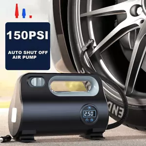 Heavy Duty Portable Air Compressor Car Tire Inflator Electric Pump Auto 12V - Picture 1 of 14