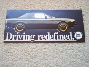 1979 Lancia Zagato Limited Edition Brochure - Picture 1 of 4