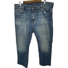 Denim and Supply Ralph Lauren Mens Blue Straight Jeans 38 X 30 Measures 39 X 29