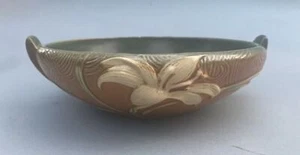 Vaso fioriera ciotola ceramica artistica giglio zefiro Roseville vintage 474-8" - Foto 1 di 7