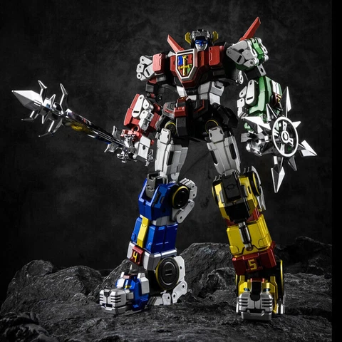 New Lucky Cat Micro Cosmos MC-01S Elvis Voltron mini GoLion Set Metallic ver Cover
