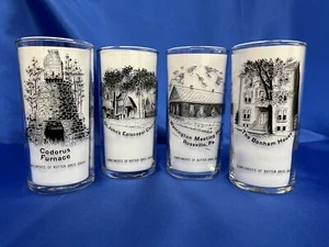 VTG 70s Rudder's Brothers Dairy Farm York, PA Commemerative Juice Glasses (4)  - Picture 1 of 11