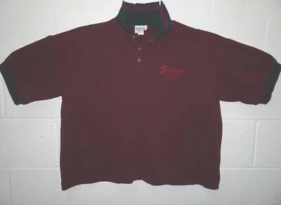 Camisa Polo Vintage Guess Jeans EE. UU. Georges Marciano Logo Bordado XL Púrpura Foto 1 de 4