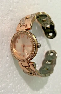 Women's Baguette Cut Diamond Crystal  Quartz Watch - Picture 1 of 5