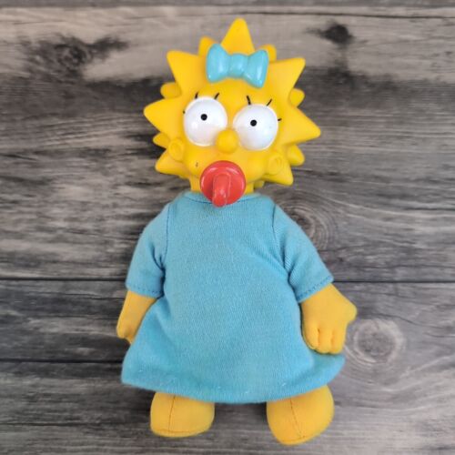 1990 The Simpsons Maggie Simpson 7" Doll Matt Groening 20th Century Fox 