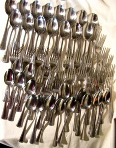 66 pcs Oneida Ltd NEEDLEPOINT BEADED ARTISTRY Stainless Steel Flatware - Picture 1 of 10