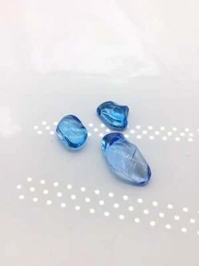 Swiss Blue Topaz Tumble natural Gemstone For Jewelry Making beading Tumbled gem - Picture 1 of 4
