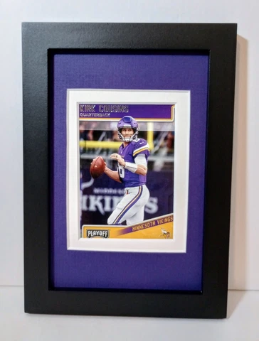 Kirk Cousins Minnesota Vikings Display Custom Framed NFL Football Card Plaque Cover