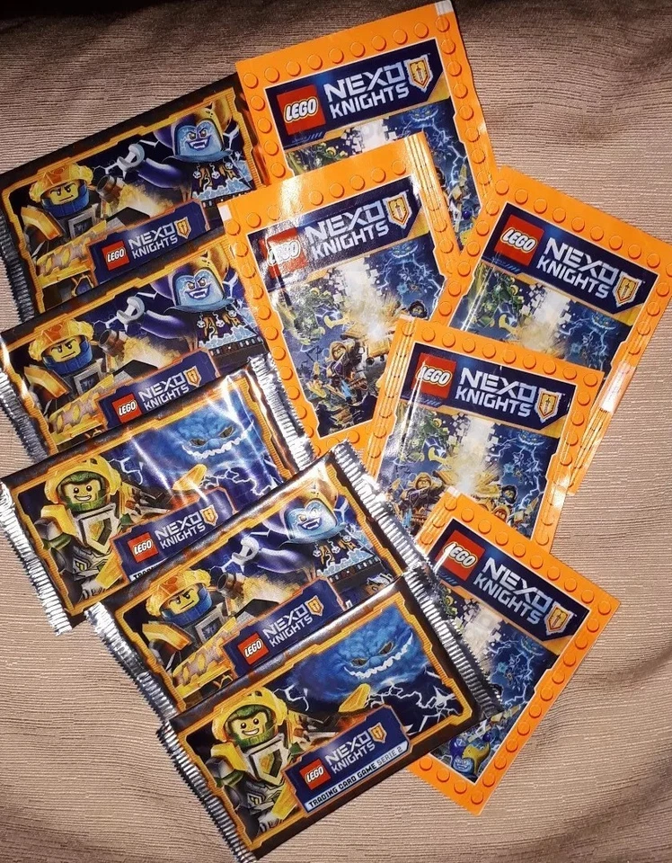 Lego Nexo Knights 5Tüten Sticker Blue Ocean, 5 Booster Serie 2 Trading Cards OVP - Bild 1 von 1