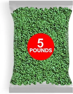 Hygloss Craft Rocks Mini Stones for Art Projects Bag O' Gravel, Green, 5 lb - Picture 1 of 1