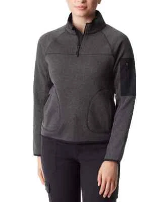 Bass Women's Mixed Media Pullover Forged Iron With Zippered Pockets Choose Size - Image 1 of 4