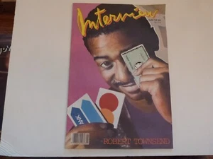 VINTAGE Andy Warhol's Interview Magazine ROBERT TOWNSEND MAY 1987 - Picture 1 of 9