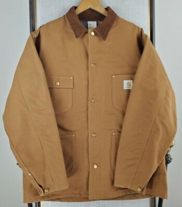 VTG CARHARTT USA Size XL 46 Tall Mens Union Blanket Lined Barn Chore Jacket